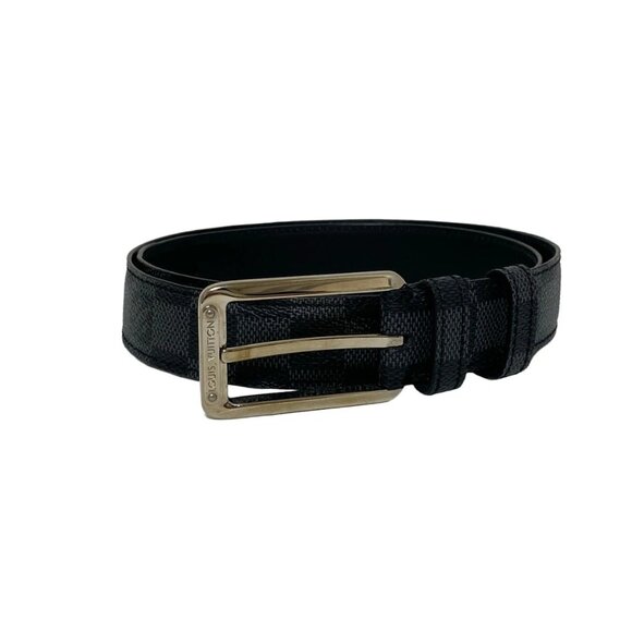 LOUIS VUITTON Santure Force Damier Graphite Damier Graphite Belt 304-072725 - Picture 1 of 8